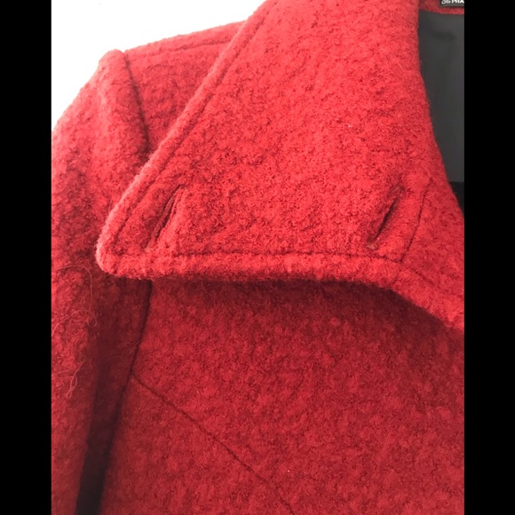 XS BEAUTIFUL Boiled Wool red coat! - Picture 5 of 7